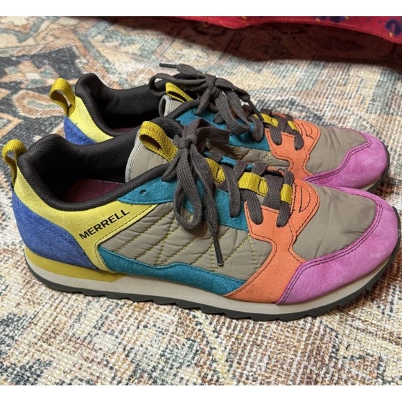 Merrell Women's Alpine Sneakers Size 11 Brindle Multi Color Hiking Walking Pink - Picture 4 of 8